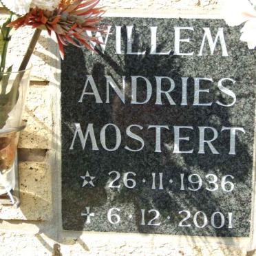 MOSTERT Willem Andries 1936-2001