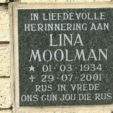 MOOLMAN Lina 1934-2001