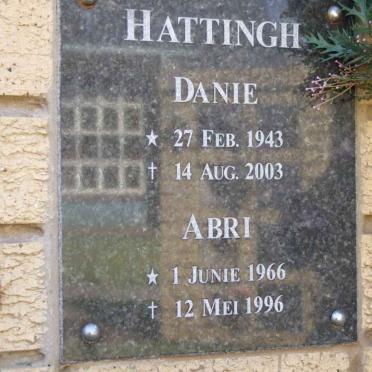 HATTINGH Danie 1943-2003 :: HATTINGH Abrie 1966-1996