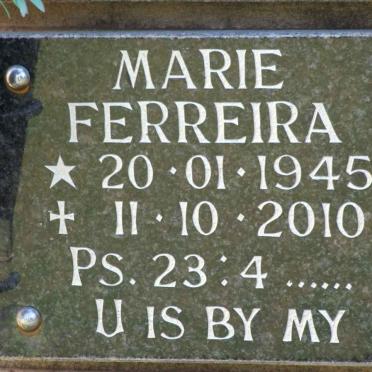 FERREIRA Marie 1945-2010