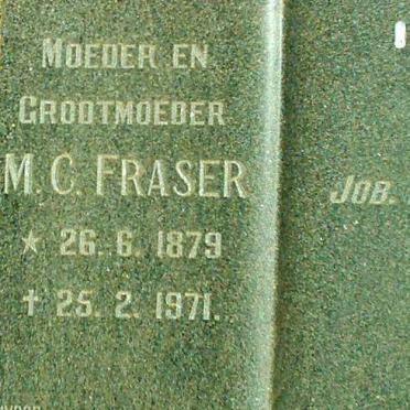 FRASER M.C. 1879-1971