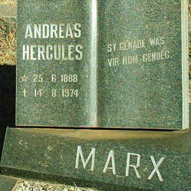 MARX Andreas Hercules 1888-1974