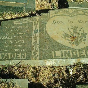 LINDEQUE Andries Marthinus Johannes 1911-1967