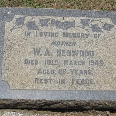 HENWOOD W.A. -1946
