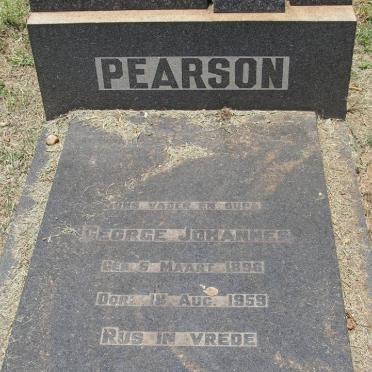 PEARSON George Johannes 1896-1959