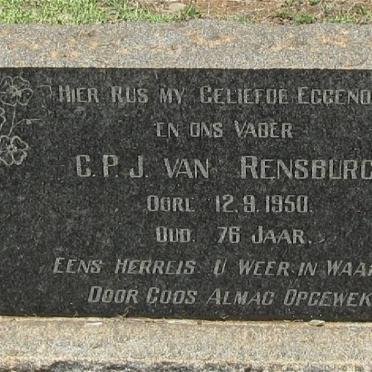 RENSBURG C.P.J., van -1950