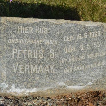 VERMAAK Petrus S. 1869-1951
