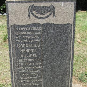VILJOEN Cornelius Hendrik 1912-1944