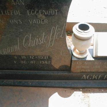 ACKERMAN Coenraad Christoffel 1931-1982