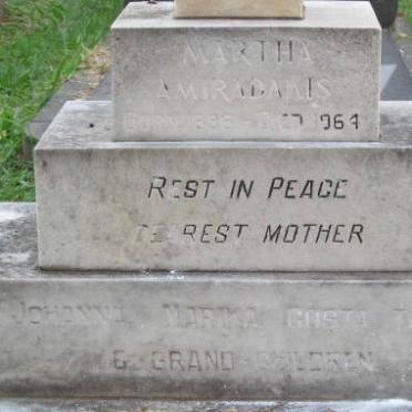 AMIRADAKIS Martha 1895-1964
