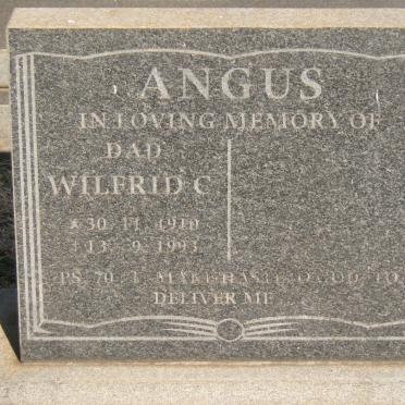 ANGUS Wilfrid C. 1910-1993