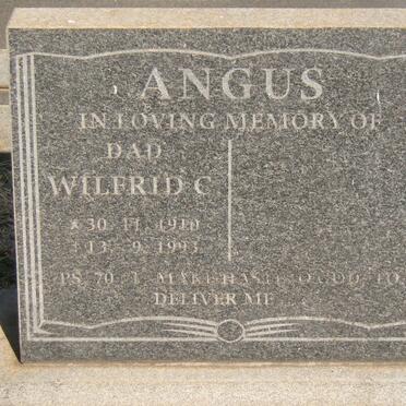 ANGUS Wilfrid C. 1910-1993