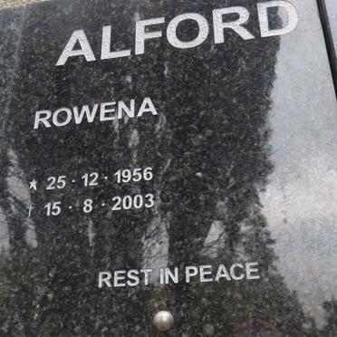 ALFORD Rowena 1956-2003