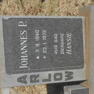 ARLOW Johannes P. 1940-1972