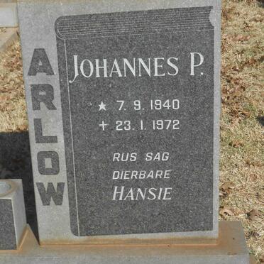 ARLOW Johannes P. 1940-1972