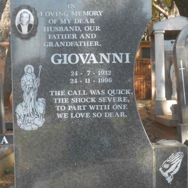 AGOSTINELLI Giovanni 1932-1996