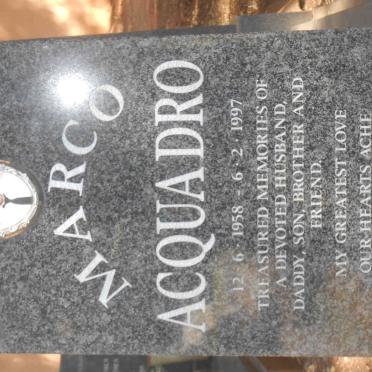 ACQUADRO Marco 1958-1997