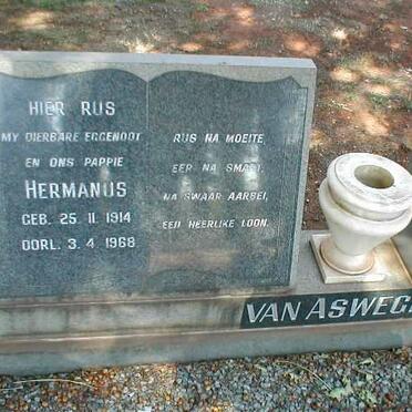 ASWEGEN Hermanus, van 1914-1968 :: OOSTHUIZEN Daan 1916-1997 & Johanna 1925- _1