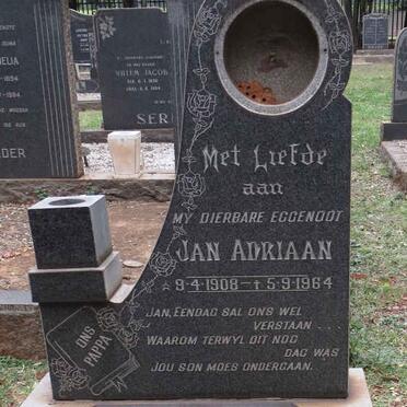 BEER Jan Adriaan, de 1908-1964