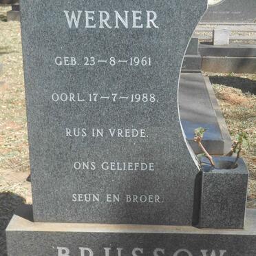 BRUSSOW Werner 1961-1988
