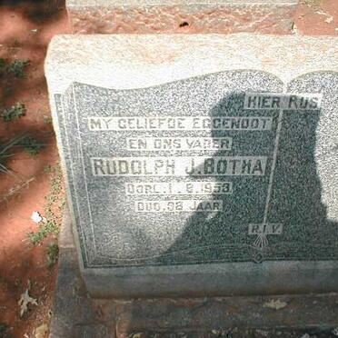 BOTHA Rudolph J. -1953