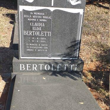 BERTOLETTI Claudia Elda 1929-1995