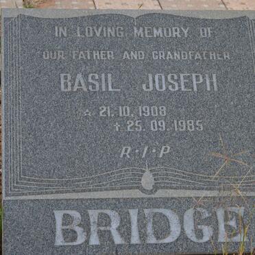 BRIDGE Basil Joseph 1908-1985