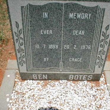 BOTES Ben 1899-1976