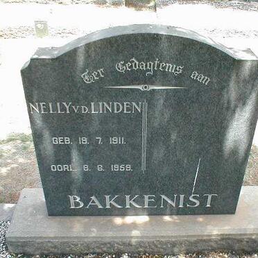 BAKKENIST Nelly nee V.D. LINDEN 1911-1959