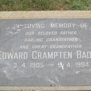 BADGER Edward Crampten 1905-1984