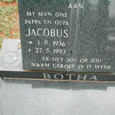 BOTHA Jacobus 1936-1993