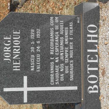 BOTELHO Jorge Henrique 1928-1992