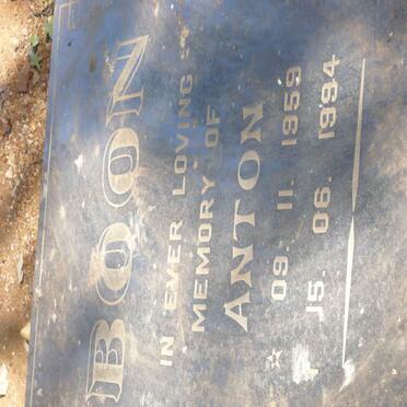 BOON Anton 1959-1994