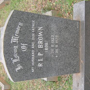 BROWN R.L.P. 1923-1979