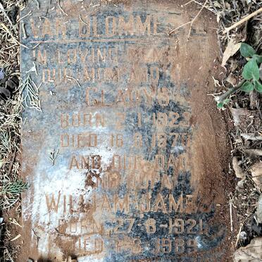 BLOMMESTEIN William James, van 1921-1989 & Gladys 1923-1976