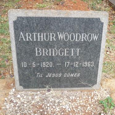 BRIDGETT Arthur Woodrow 1920-1963