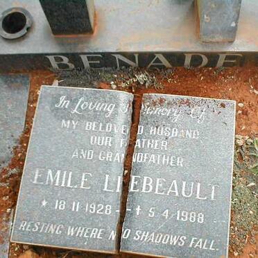 BENADE Emile Liebeault 1928-1988