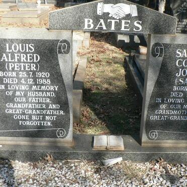 BATES Louis Alfred 1920-1988 &amp; Salomina Cornelia Johanna 1918-1996