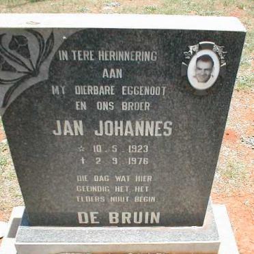 BRUIN Jan Johannes, de 1923-1976
