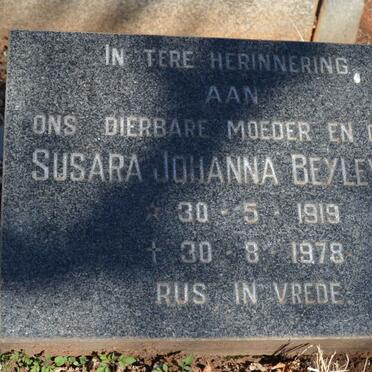 BEYLEVELD Susara Johanna 1919-1978