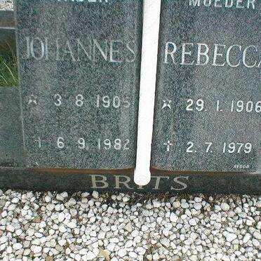 BRITS Johannes 1905-1982 &amp; Rebecca 1906-1979