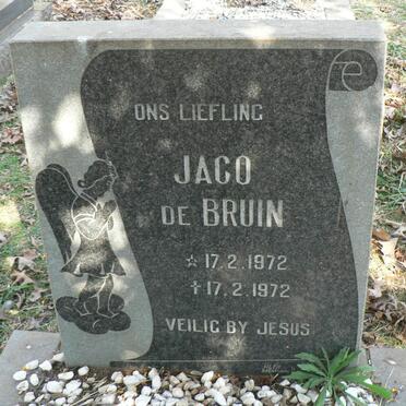 BRUIN Jaco, de 1972-1972