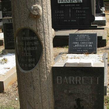 BARRETT Cecil 1952-1973