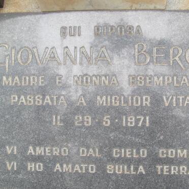 BERCÉ Giovanna -1971
