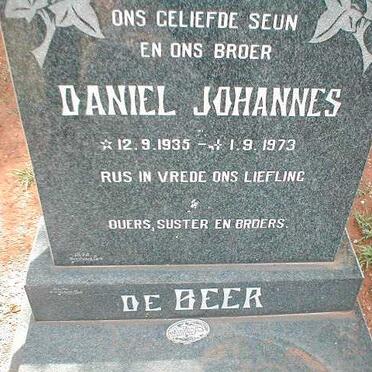 BEER Daniel Johannes, de 1935-1973
