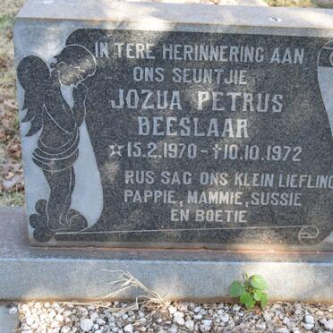 BEESLAAR Jozua Petrus 1970-1972