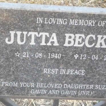BECKER Jutta 1940-2010