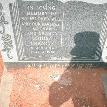 COETZEE Louisa Francis 1910-1981