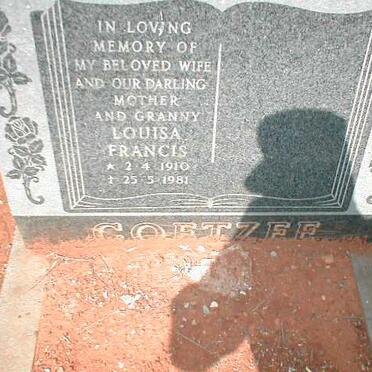 COETZEE Louisa Francis 1910-1981