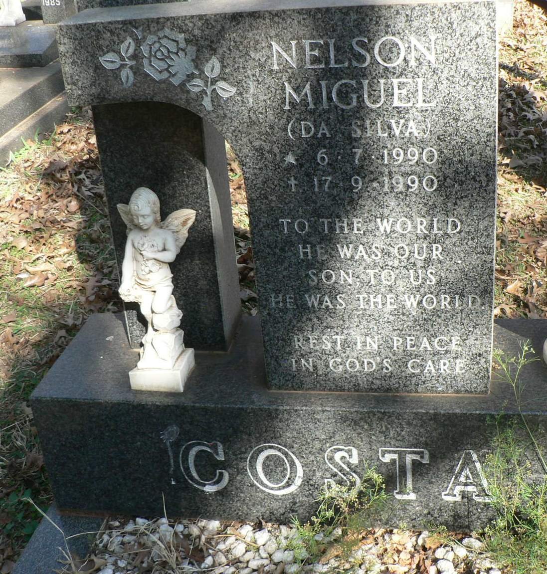 COSTA Nelson Miguel 1990-1990